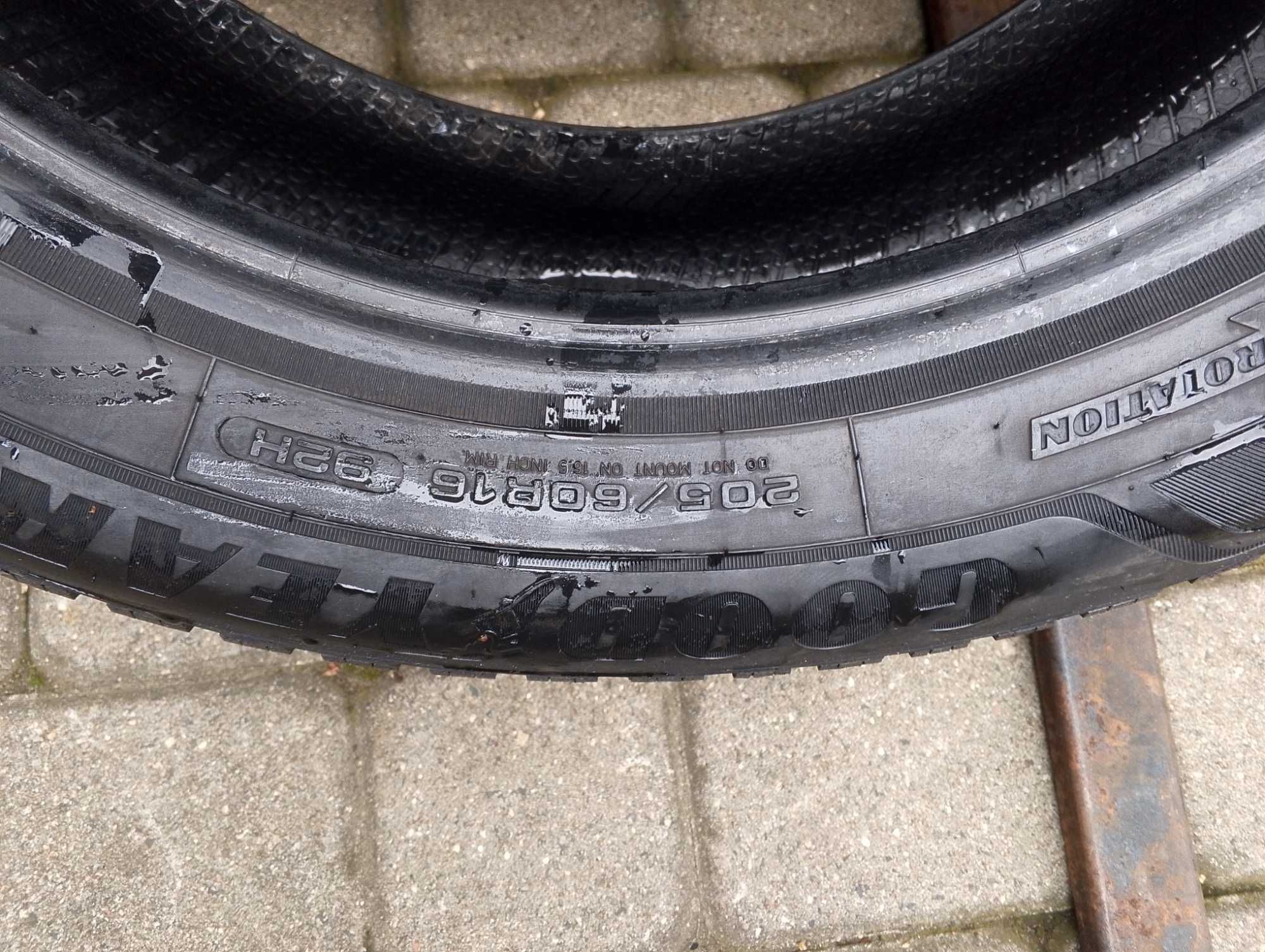 opony jak NOWE  4 szt. 205/60/16 Goodyear Ultra Grip 9
