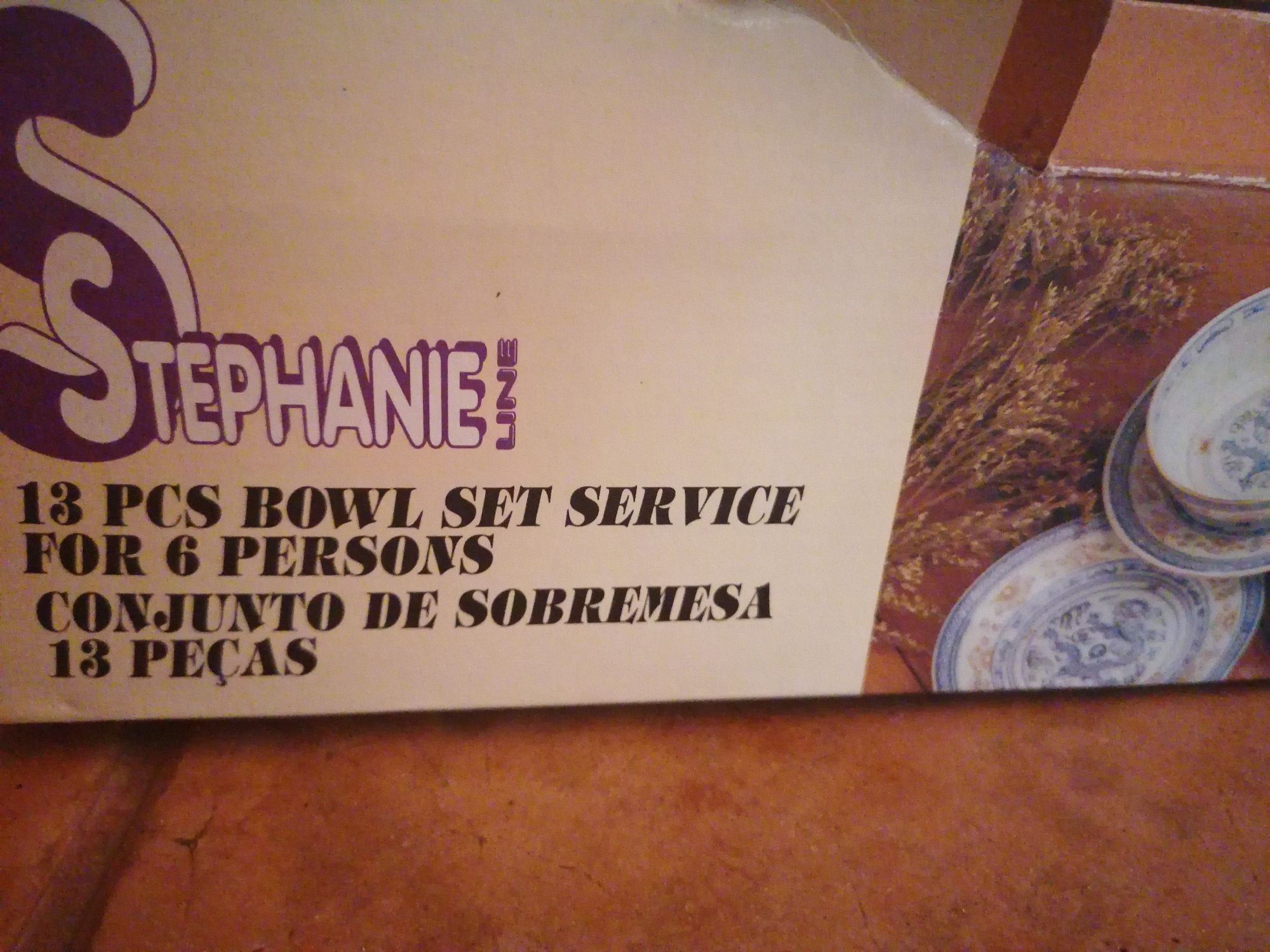 Serviço sobremesa/loiça chinesa.
