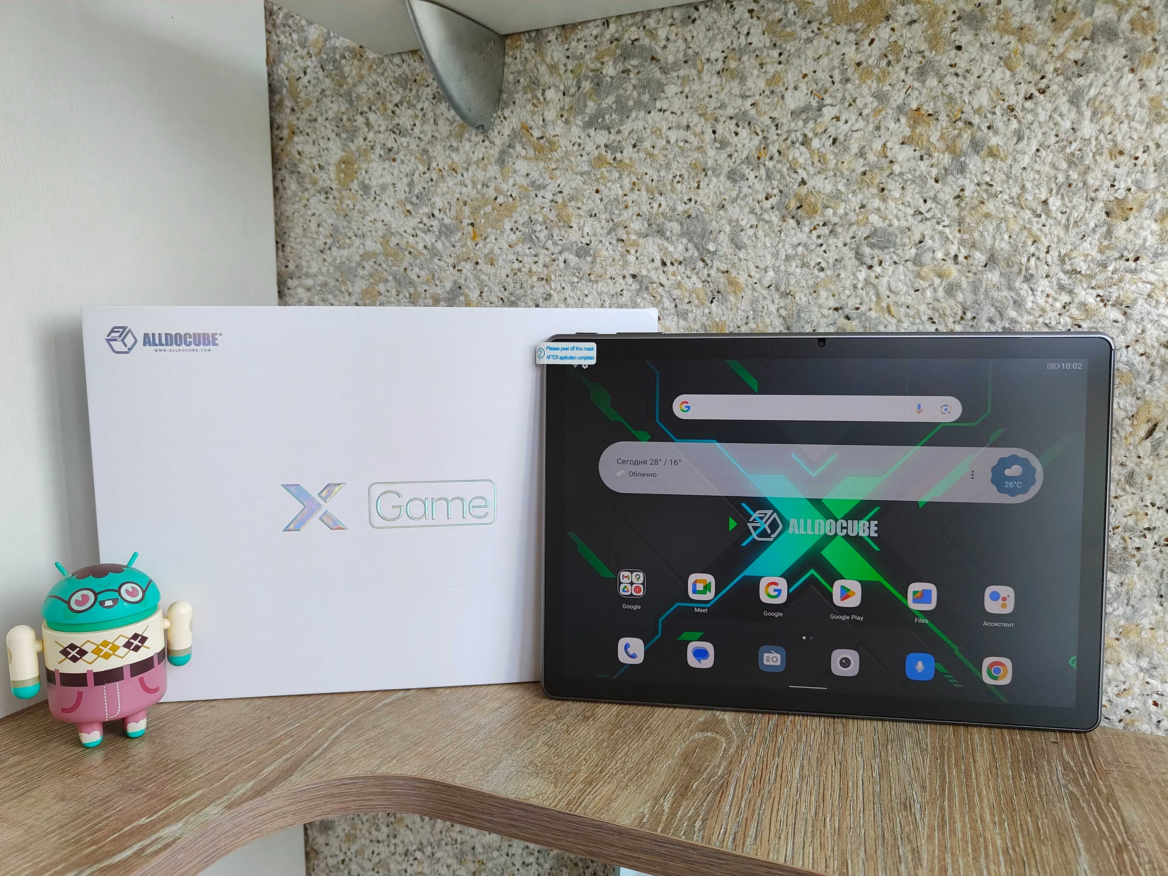 Alldocube X Game 8/128ГБ, 10.5"FHD, 7500мАг,2-сім+GPS,HelioP90,планшет