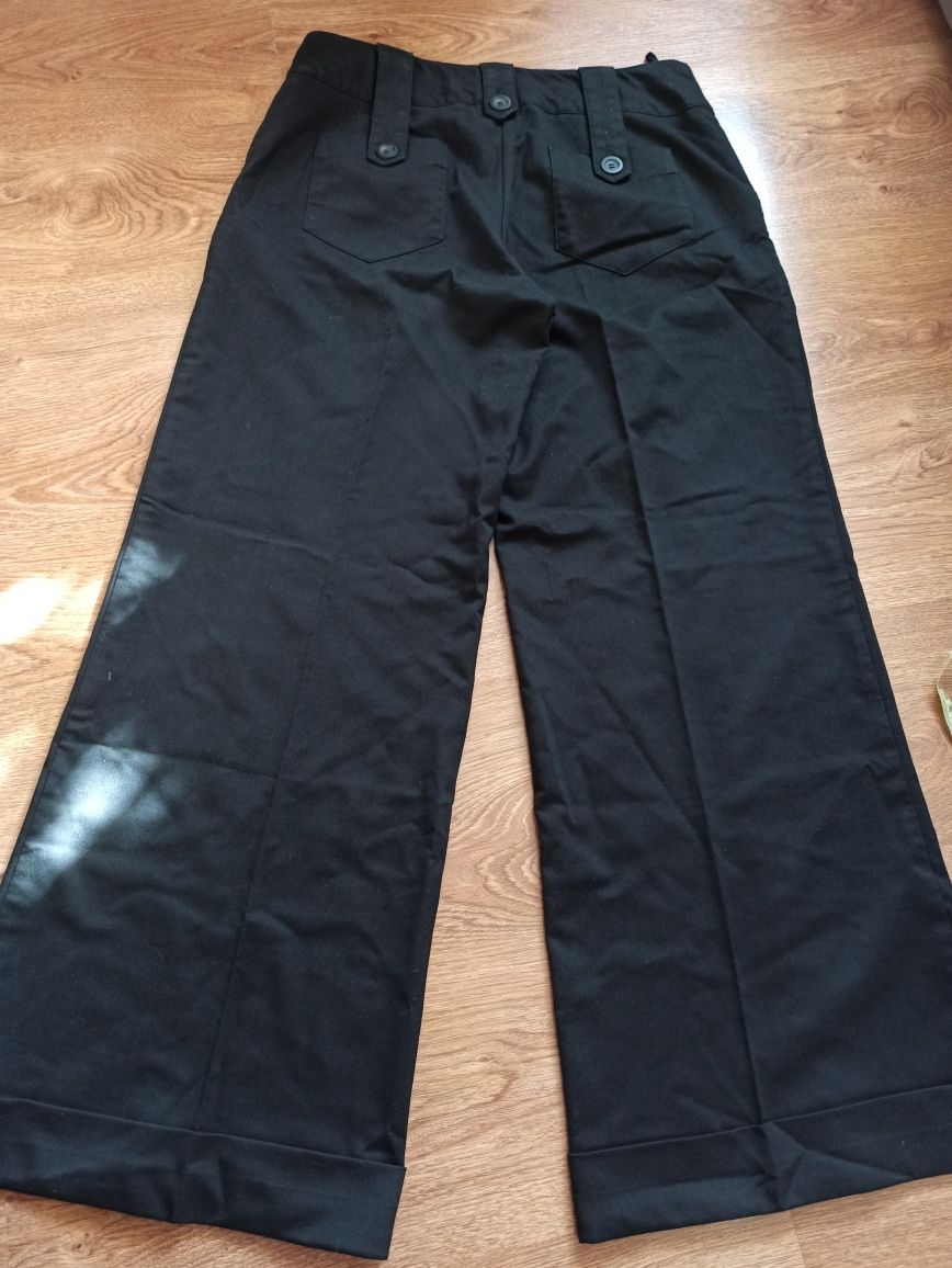 Czarne spodnie NEXT (rozm.40) długie nogawki