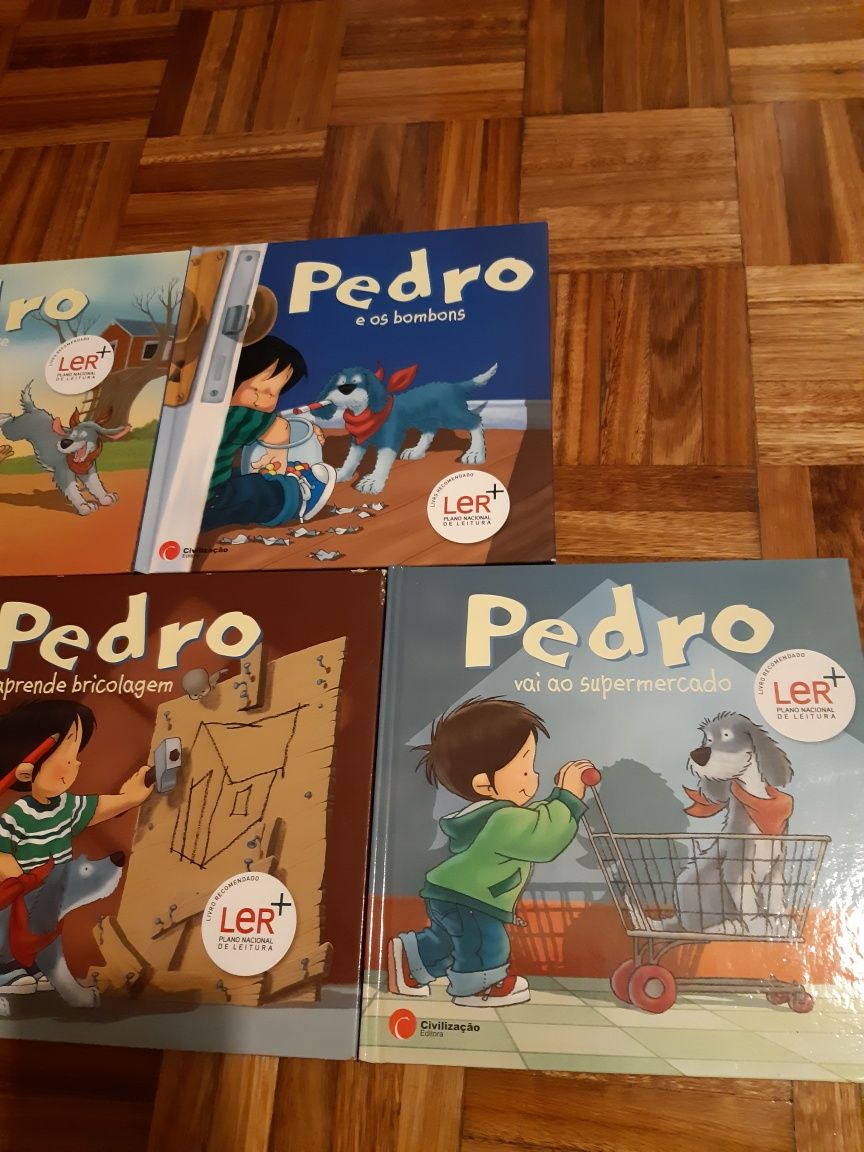 Livros do Pedro.