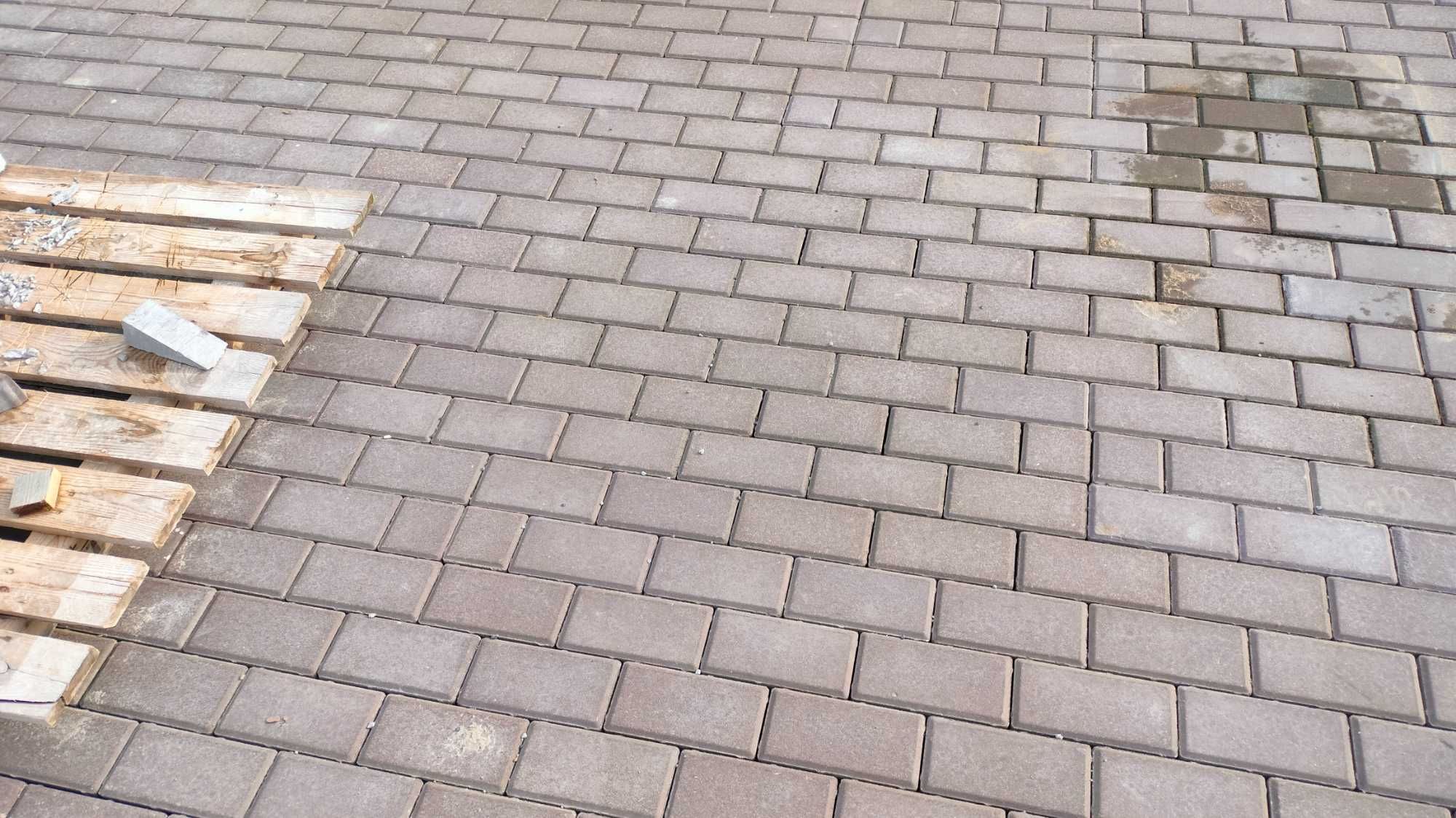 Kostka brukowa używana  Cegiełka 6cm