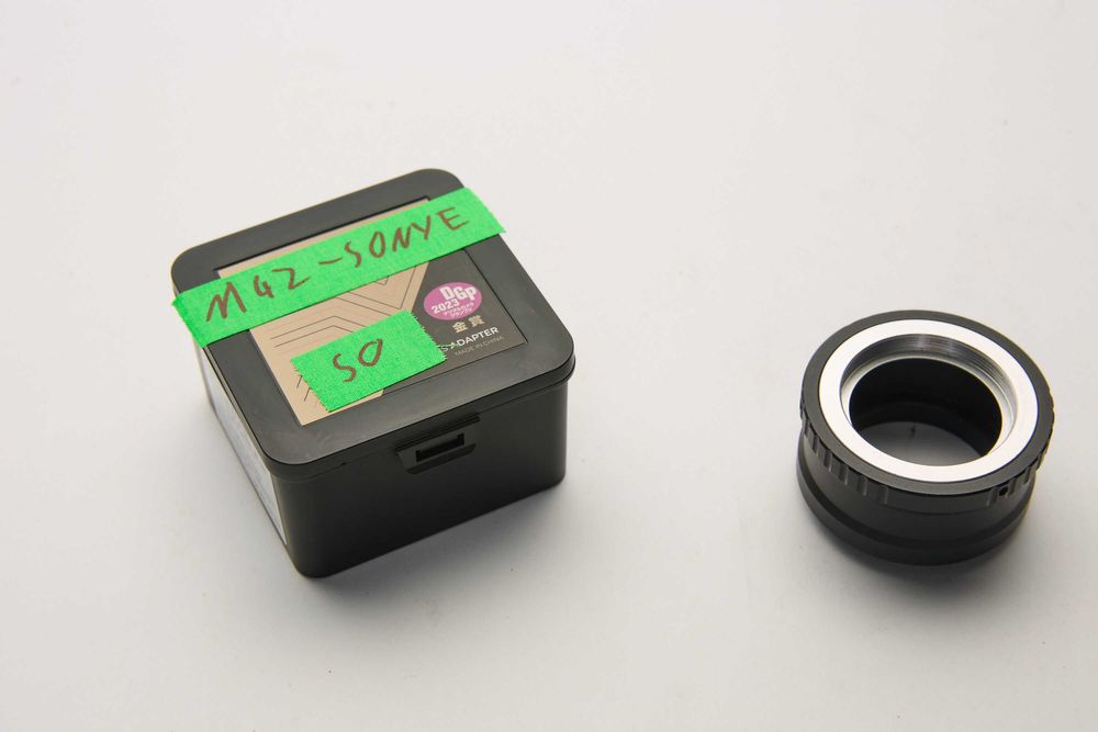 adapter obiektywu sony bagnet fd-m42