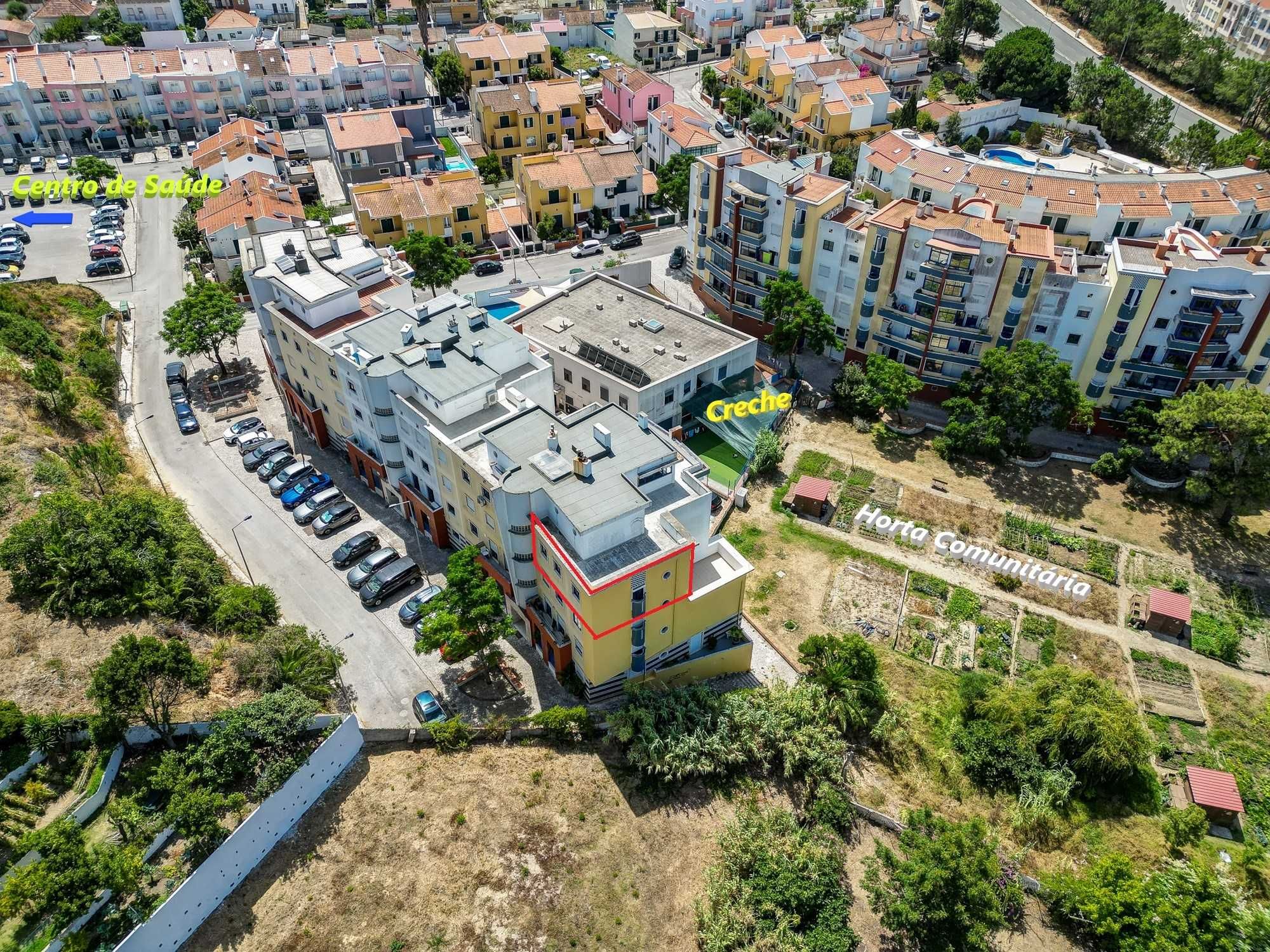 Apartamento Familiar T2 com Vista Mar na Charneca de Caparica