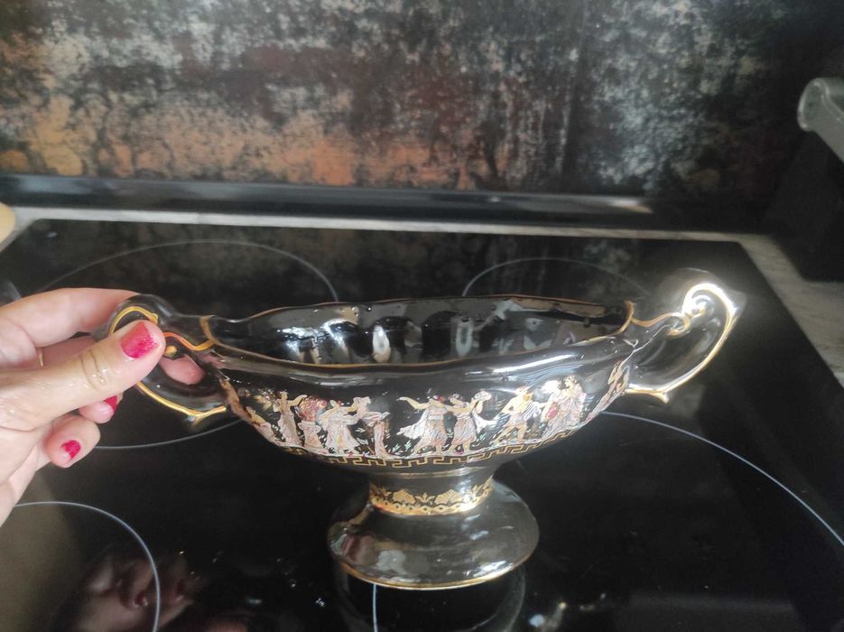 Конфетница греция с позолотою 24 K Gold