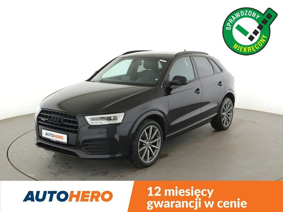 Audi Q3 2.0TDI Automat Quattro S-Line Luxury Navi Tempomat Grzana Skóra Kamera