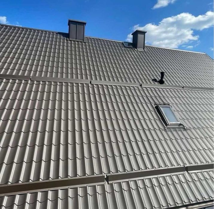 Будівництво даху з нуля Монтаж • Зведення • Металочерепиця для дахів