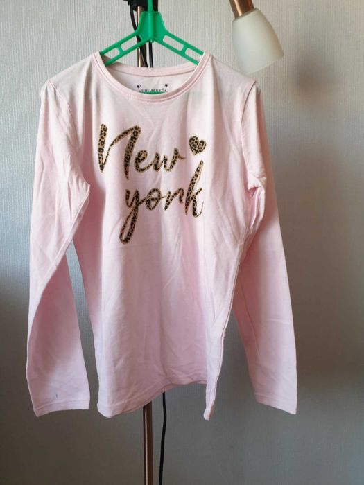 Koszulka z długim rękawem nadruk Primark 146