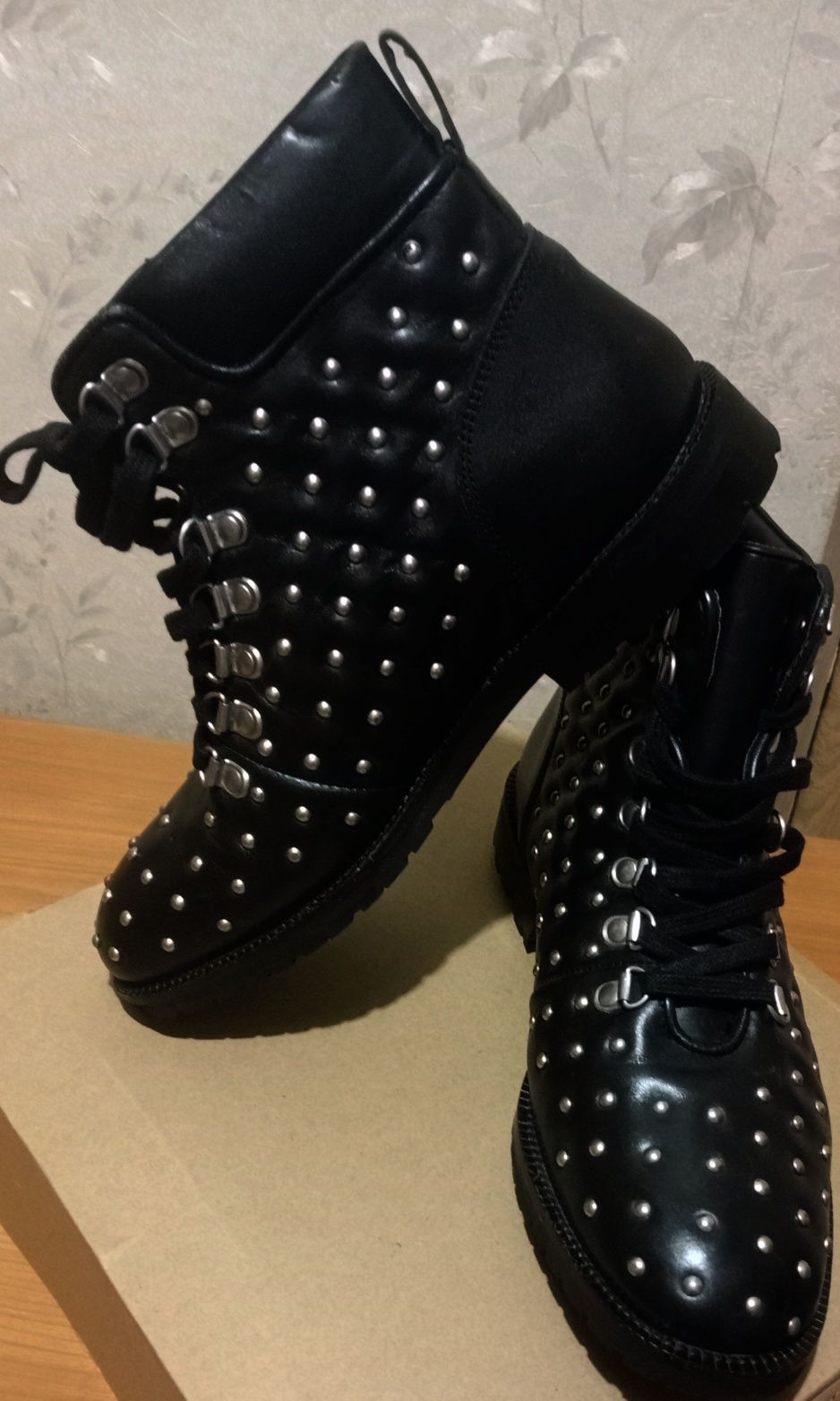 Женские ботинки кожа фирмы asos