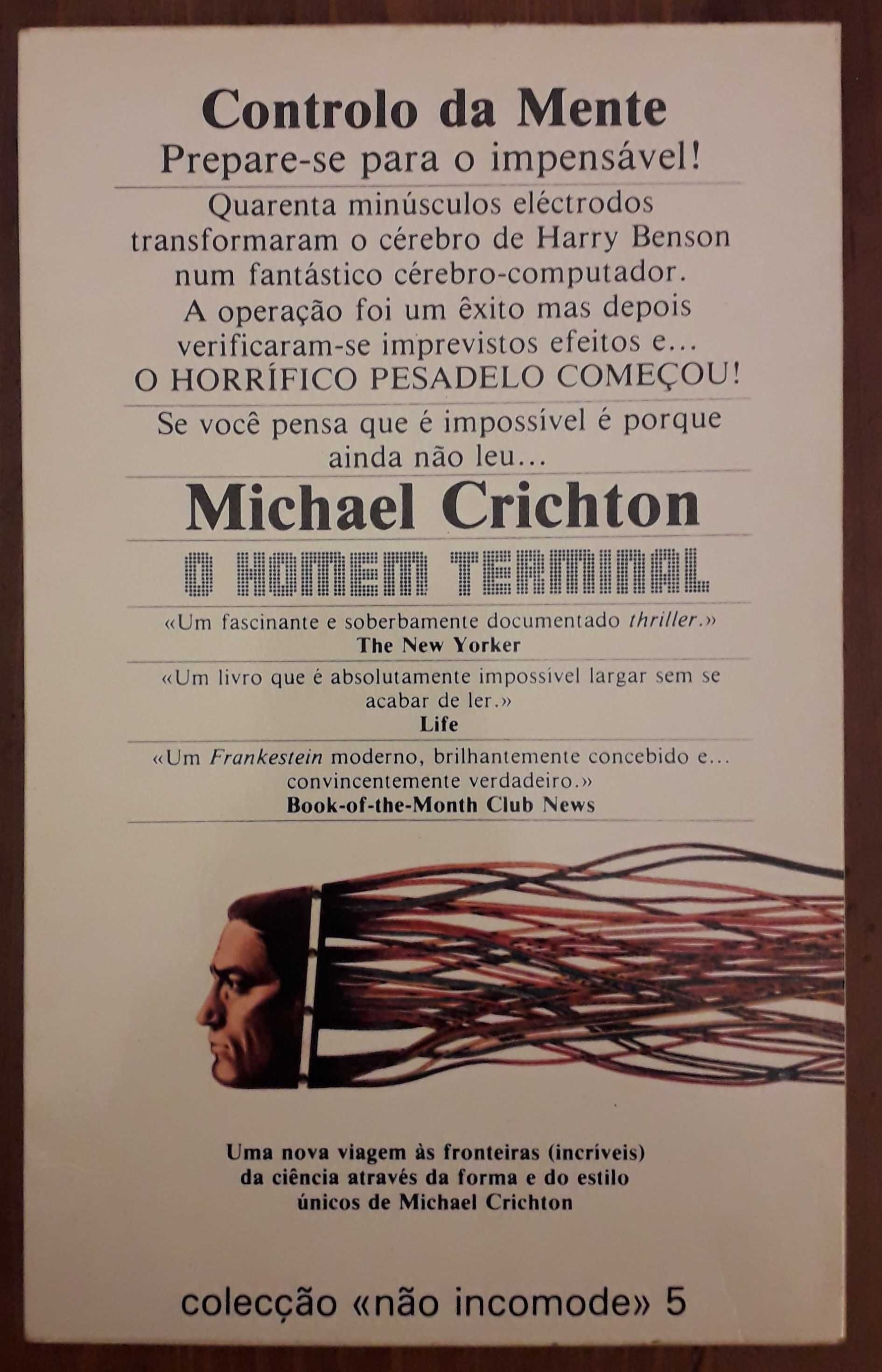 Livro - O Homem Terminal - Michael Crichton