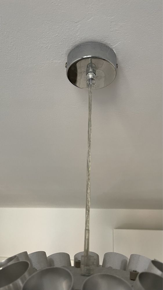 Lampa srebrna kula