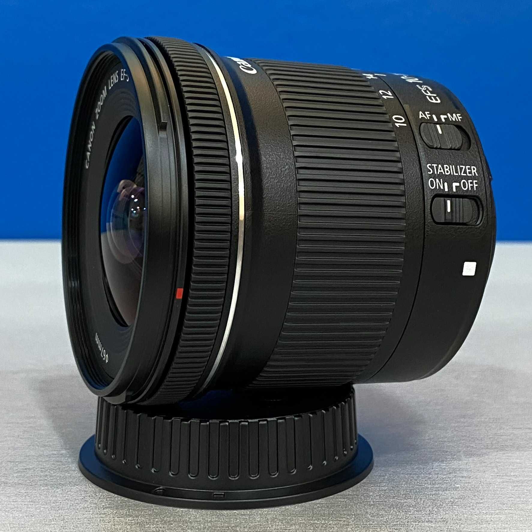 Canon EF-S 10-18mm f/4.5-5.6 IS STM (NOVA - 3 ANOS DE GARANTIA)