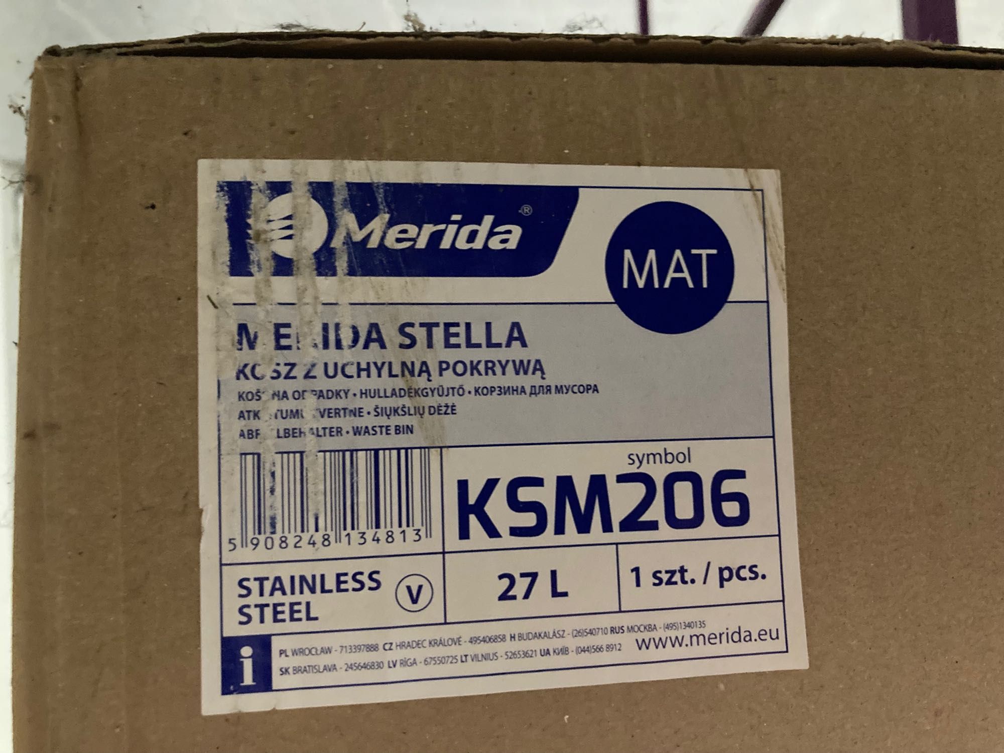 kosz na śmieci MERIDA STELLA KSM206 nowy