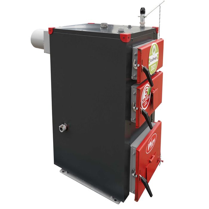 Kocioł c.o. zgazowujący drewno DREWPAL moc 25 kW