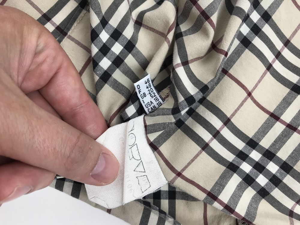 Vintage Burberry 3/4 Sleeves Nova Check Shirt