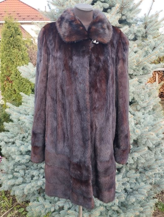 Ог 120! Шикарна норкова шуба модель манто 48-50-52