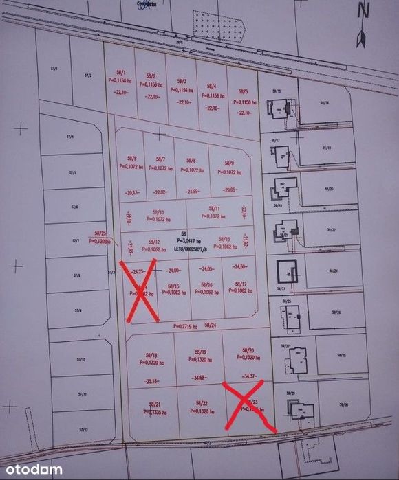 Dzialki Budowlane na sprzedaz Krzeczyn Wielki