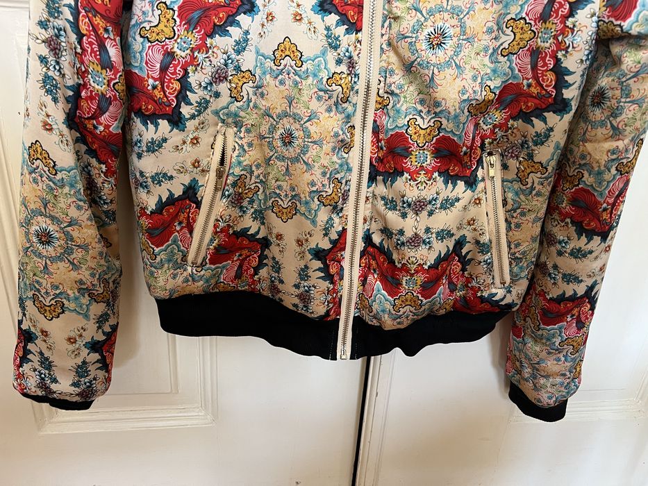 Blusão vintage de cetim