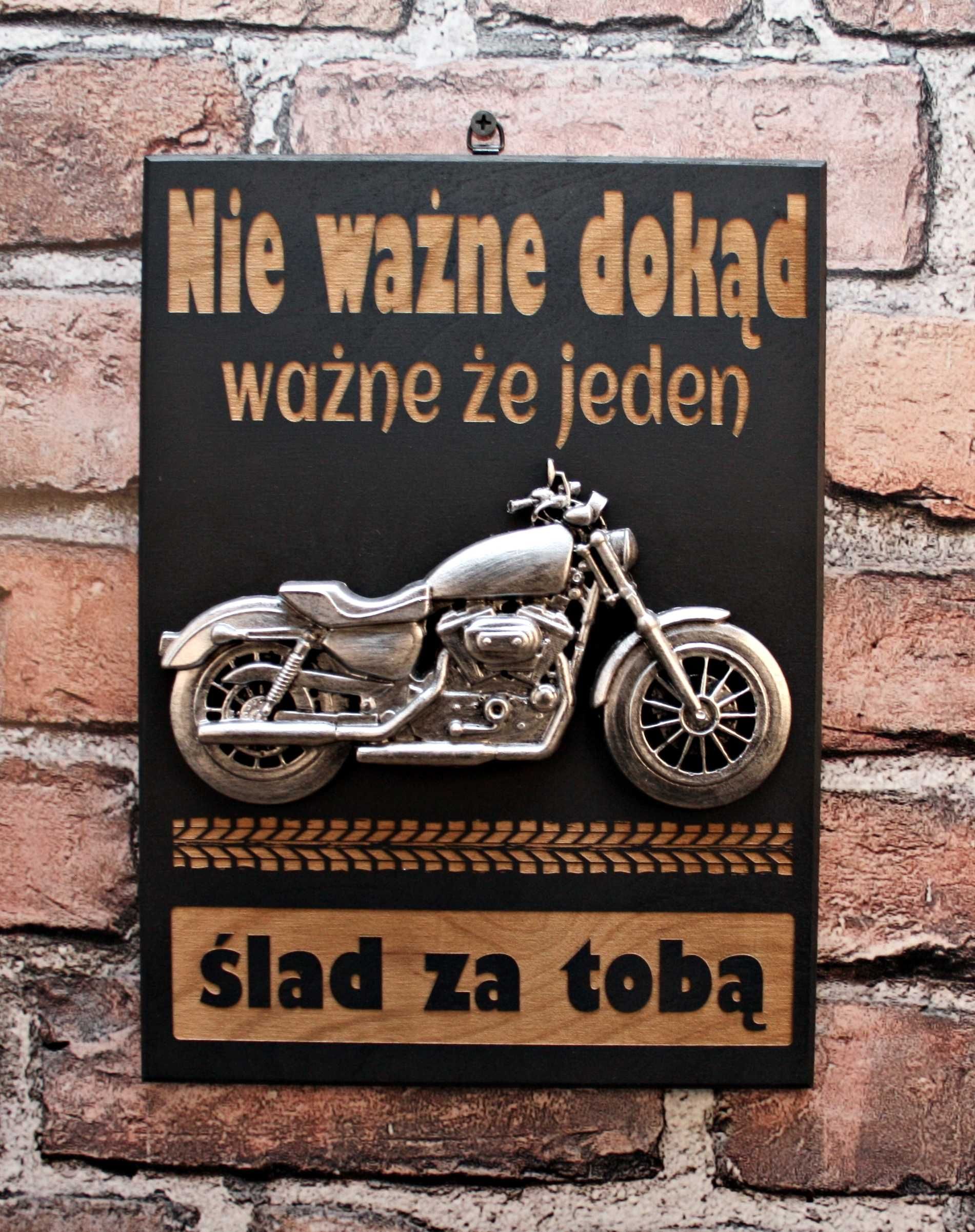 Tabliczka Plakat 3D dla Motocyklisty "Nie ważne.."