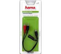 Kabel Hama 1x RCA (cinch) - 2x RCA (cinch) 0,2 m