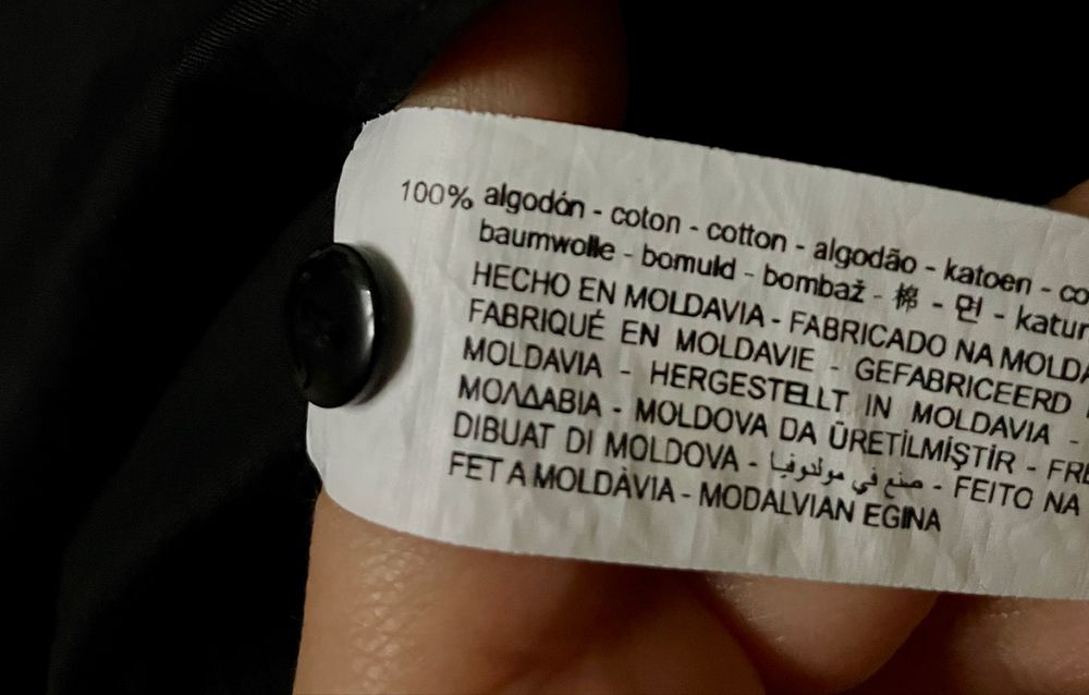 Zara / czarna sukienka midi popelinowa popelina viralowa / S 36