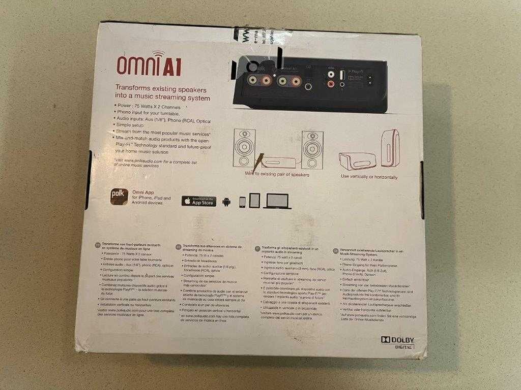 Polk Audio Omni A1 wzmacniacz sieciowy w klasie D