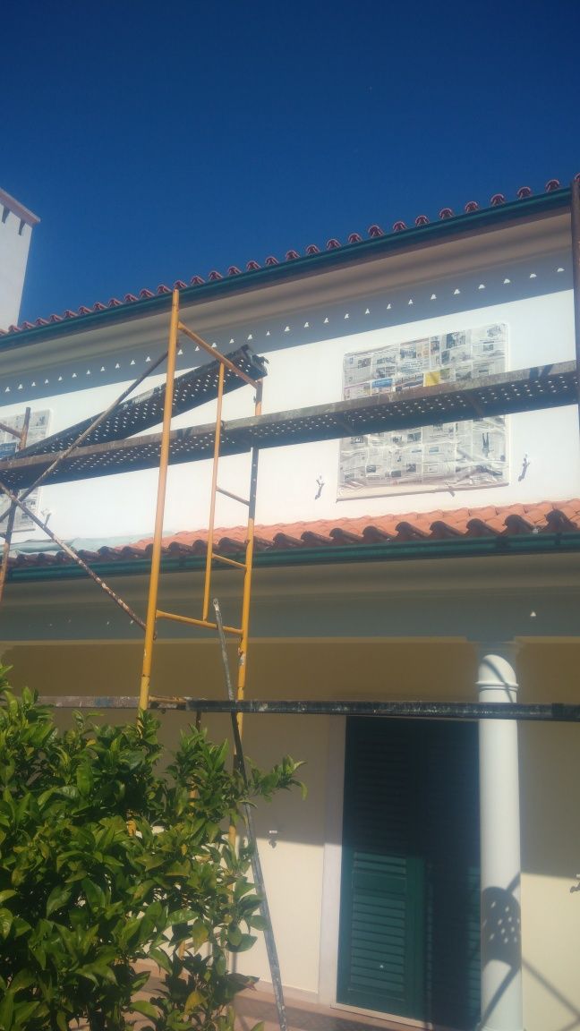 Obras . Telhados  pintura  pladur   esolamento   mosaico