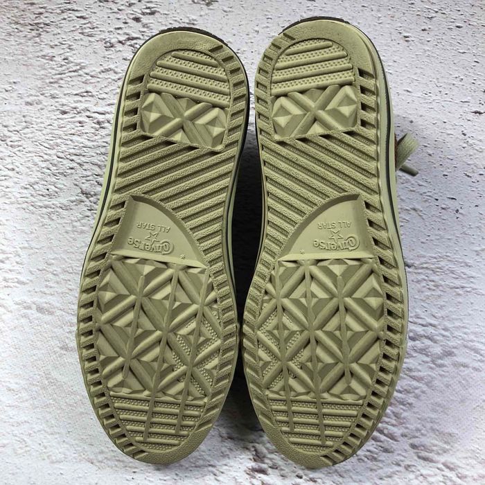 шкіра високі утеплені кеди Converse hi Mid оригінал зимові