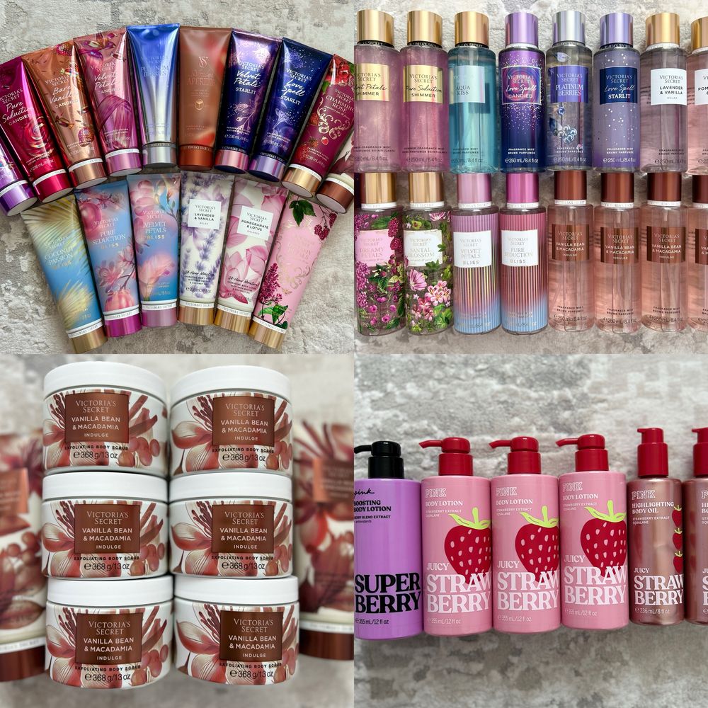 Вікторія сікрет лосьйон спрей міст для тіла victoria secret скраб олія