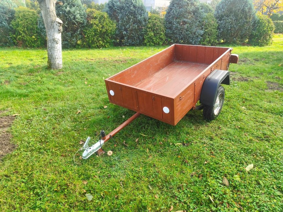 Przyczepka SAM - resory, LED