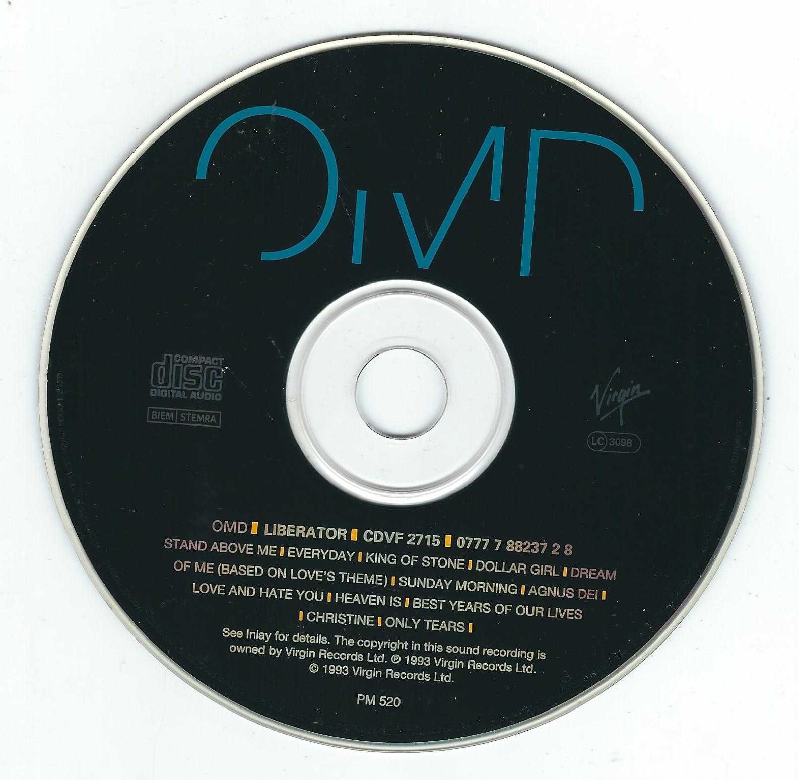 CD OMD - Liberator (1993) (Virgin)