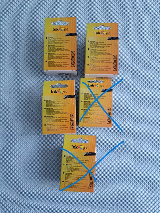 Pack de 3 Tinteiros HP Compatível 301XLC-V3 Cores