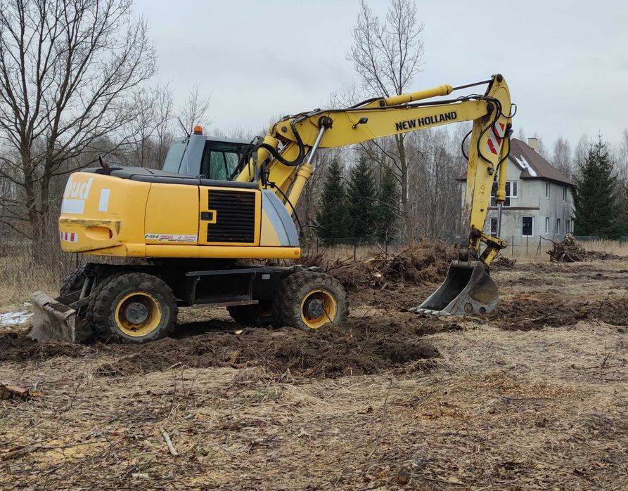Utwardzanie nawierzchni dróg parkingów wyburzenia rozbiórki tłuczeń
