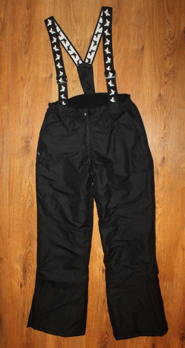 Женские зимние черные лыжные / трекинговые штаны rodeo m-l