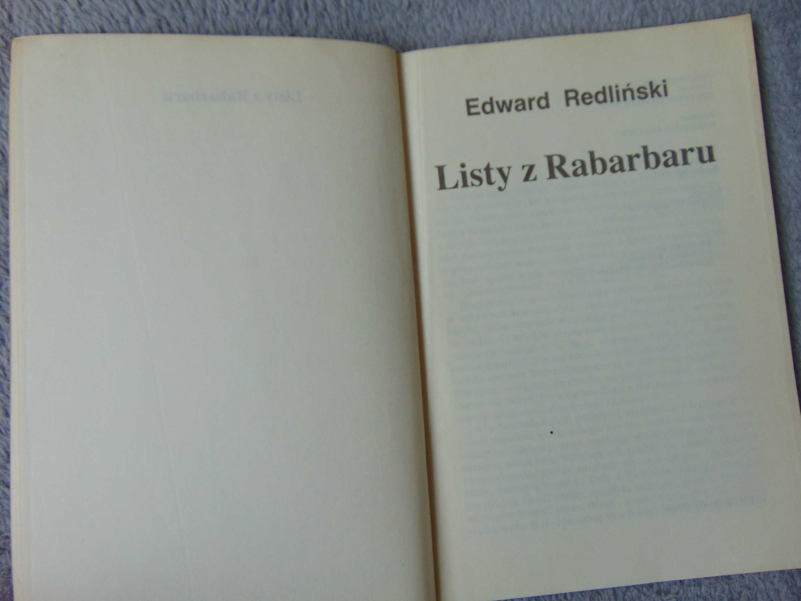 Listy z Rabarbaru - Edward Redliński