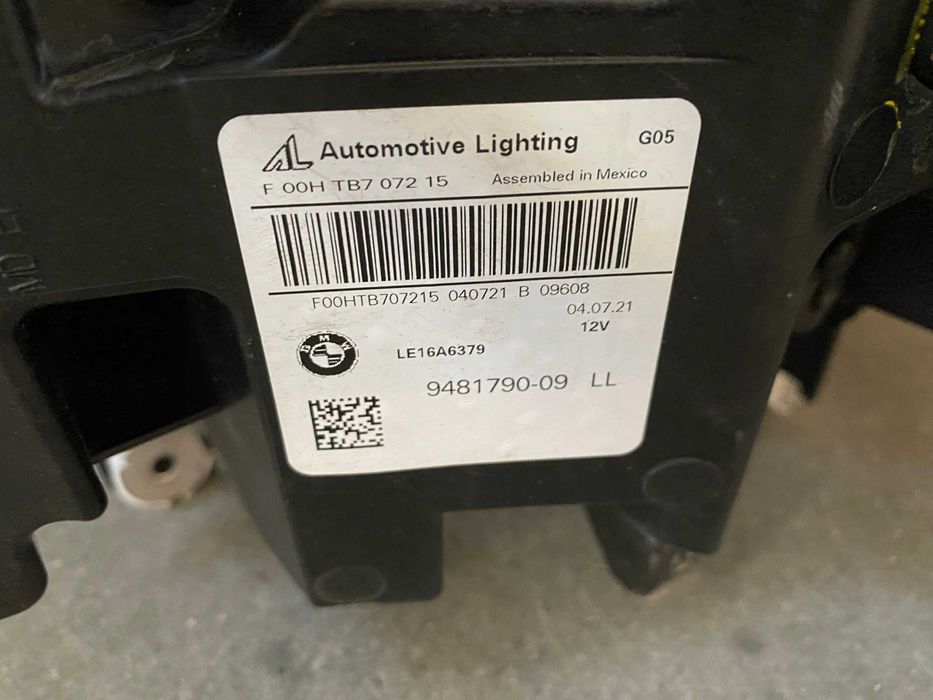 BMW X5 G05 F95 X6 G06 F96 Фари перед LASER USA EU