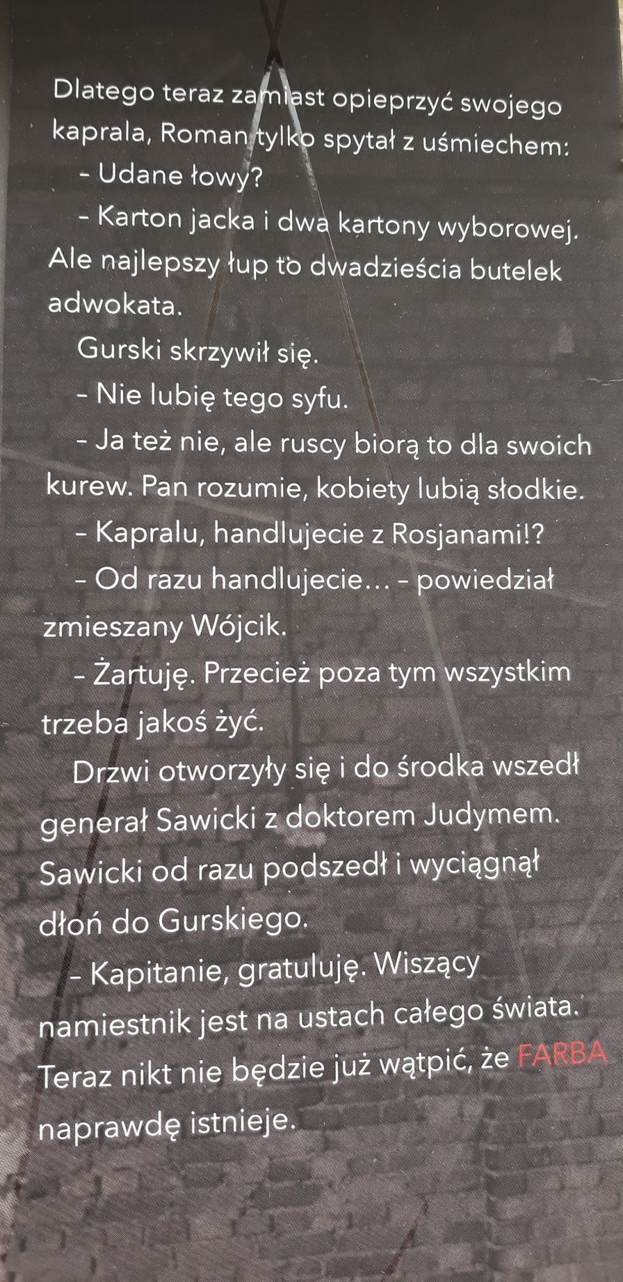 Farba - Wojtek Miłoszewski