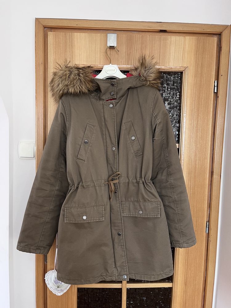 Kurtka parka khaki