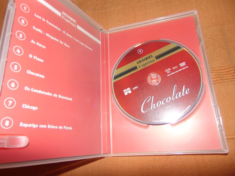 Filme Chocolate DVD c\ Jonny Depp e Juliette Binoche