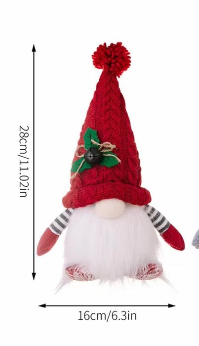 Decoração Natal : Gnome com luz - Novo!