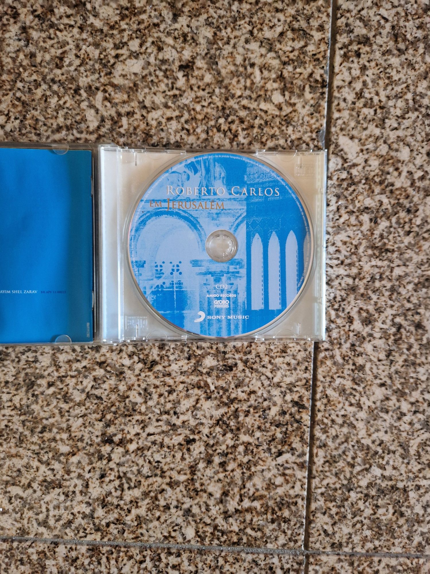 Dois CD de Roberto Carlos-"Roberto Carlos em Jerusalém".