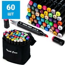 Набор качественных маркеров для скетчинга Touch 60 цветов Хит продаж