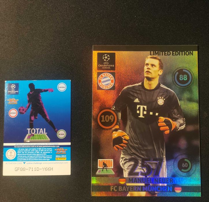 Limited Edition Manuel Neuer w wersji XL 2014 - 2015 r