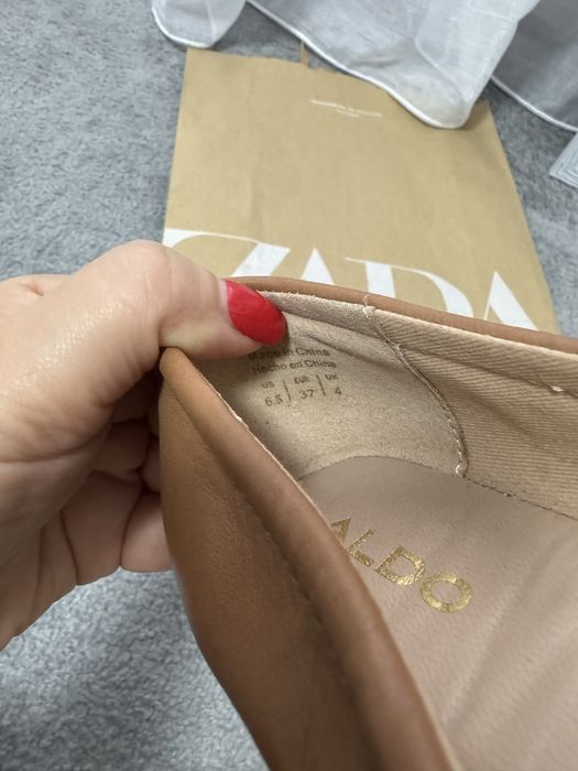 Нові жіночі балетки шкіра Aldo Dutti 37 р