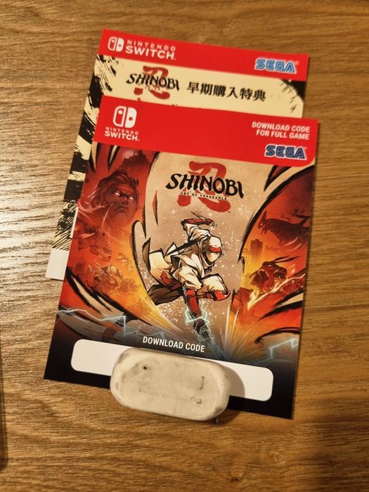 Shinobi Art Vengeance Nintendo Switch jogo