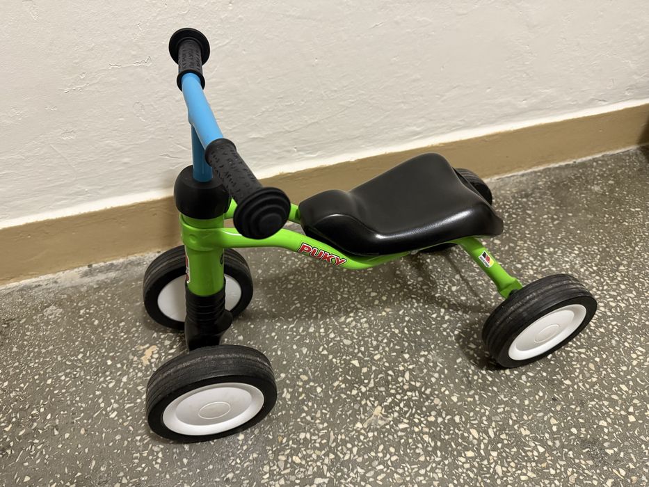 Jeździk / rower biegowy 4-kołowy PUKY Wutsch zielony