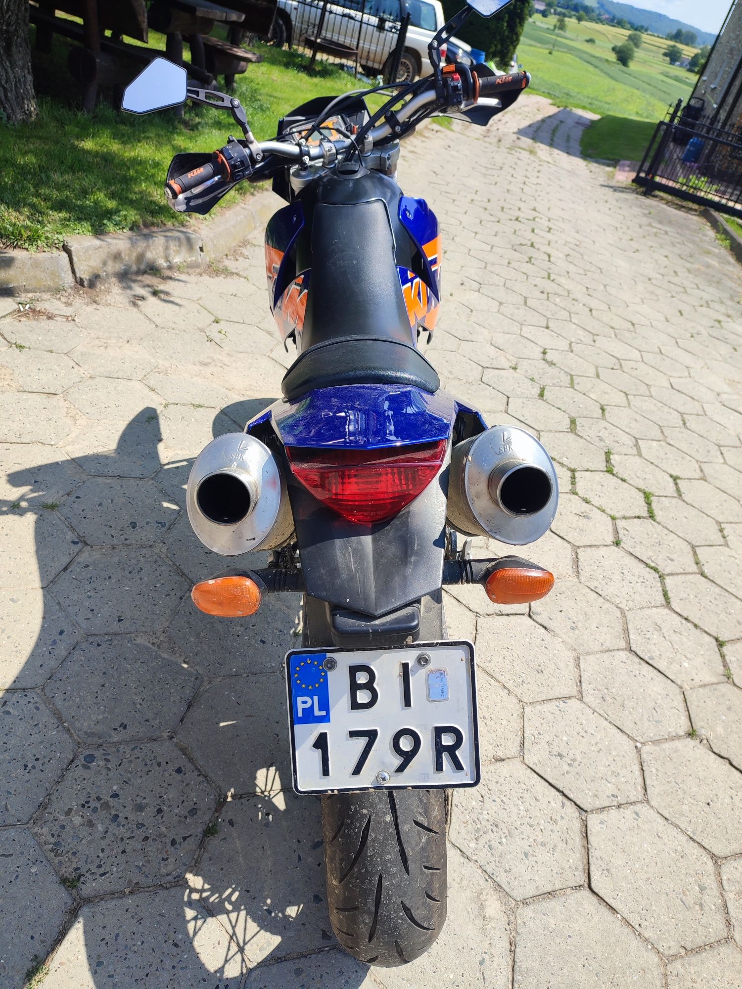 KTM LC4 640 Supermoto/ Zamiana na enduro, quad