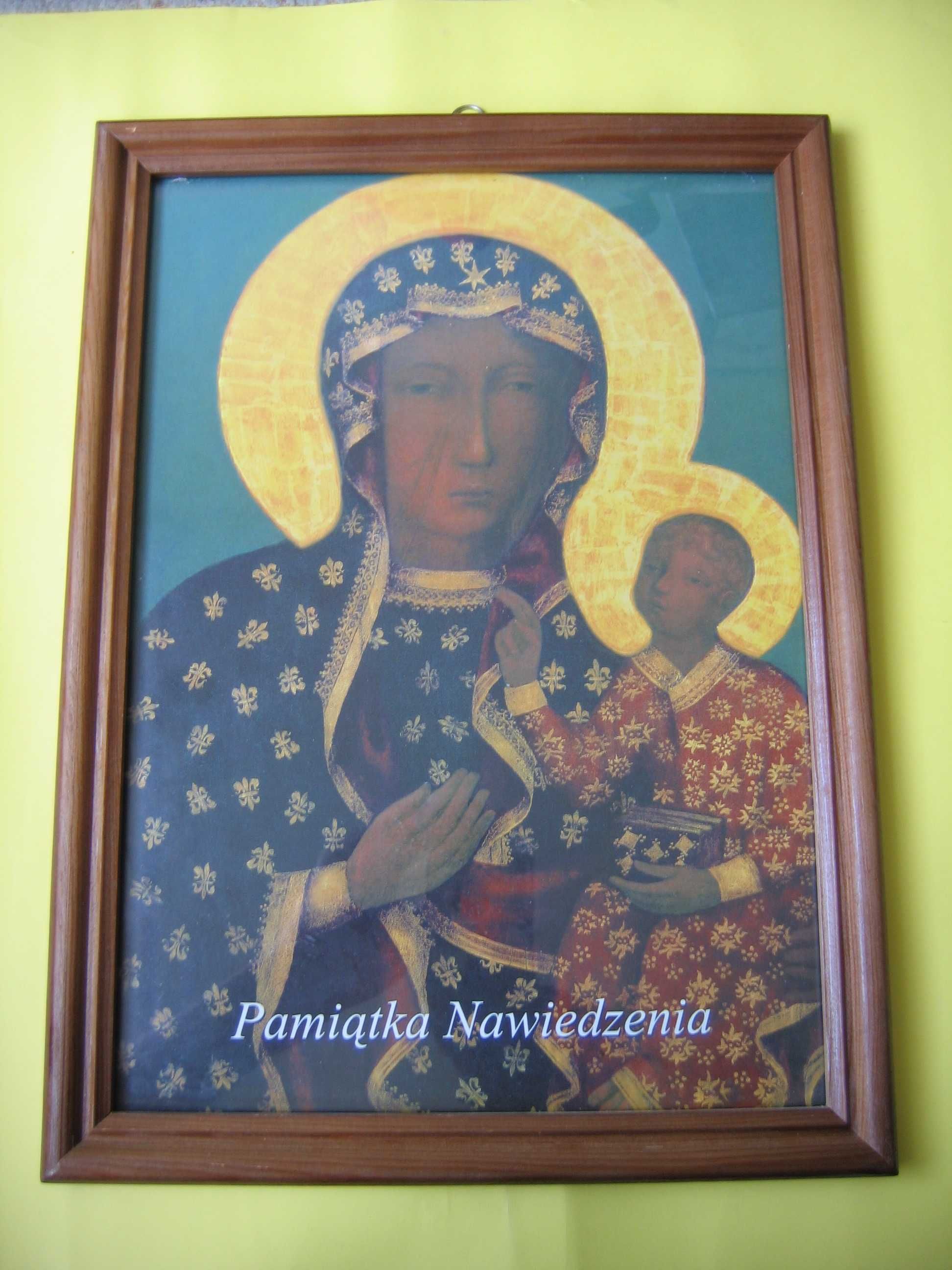 Obrazek Matka Boska Pamiątka Nawiedzenia - ramka, szyba 33cmx24cm