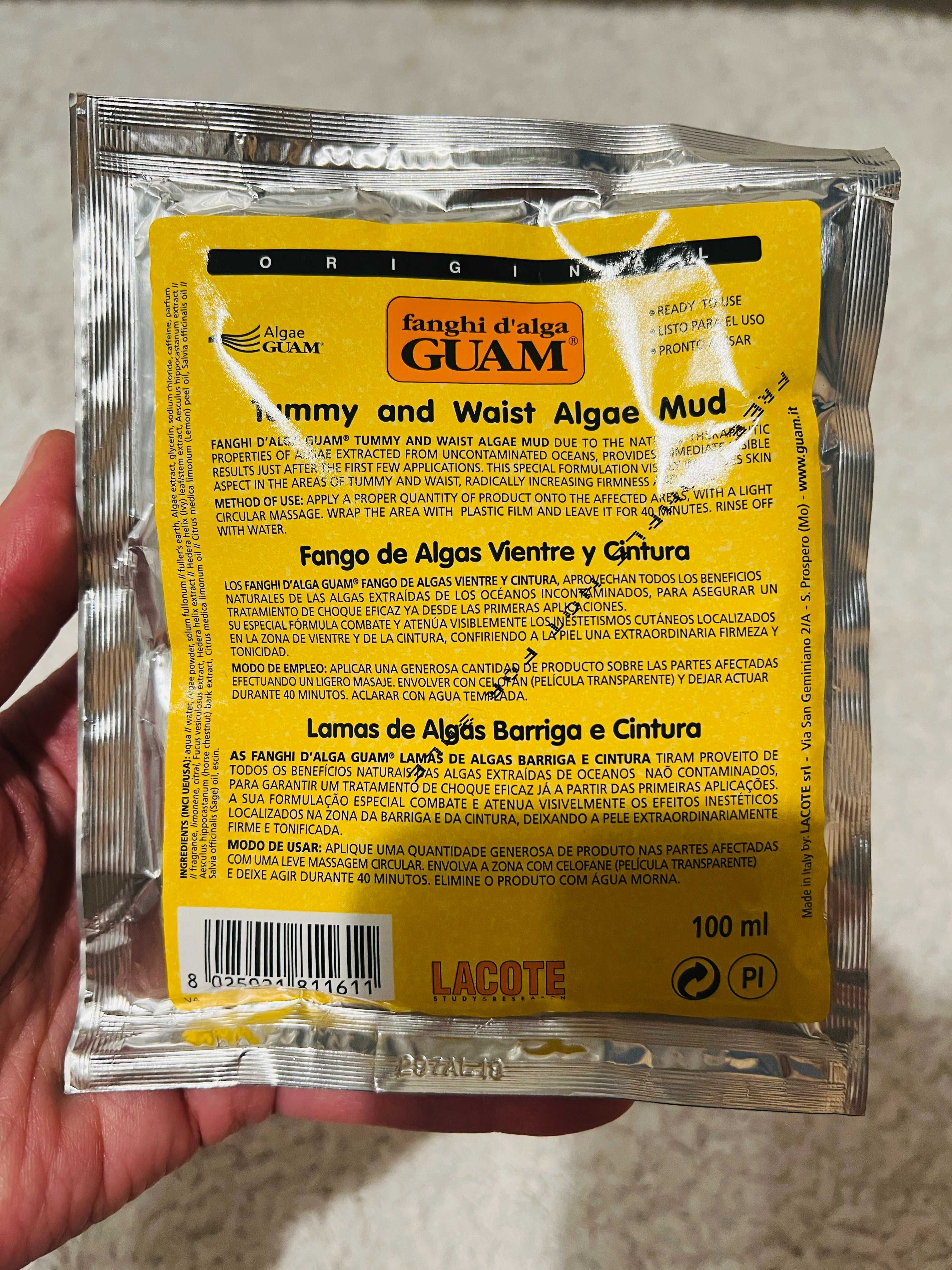 GUAM Pancia Girovita 0,5kg TUMMY AND WAISTwyszczuplające błoto  biodra