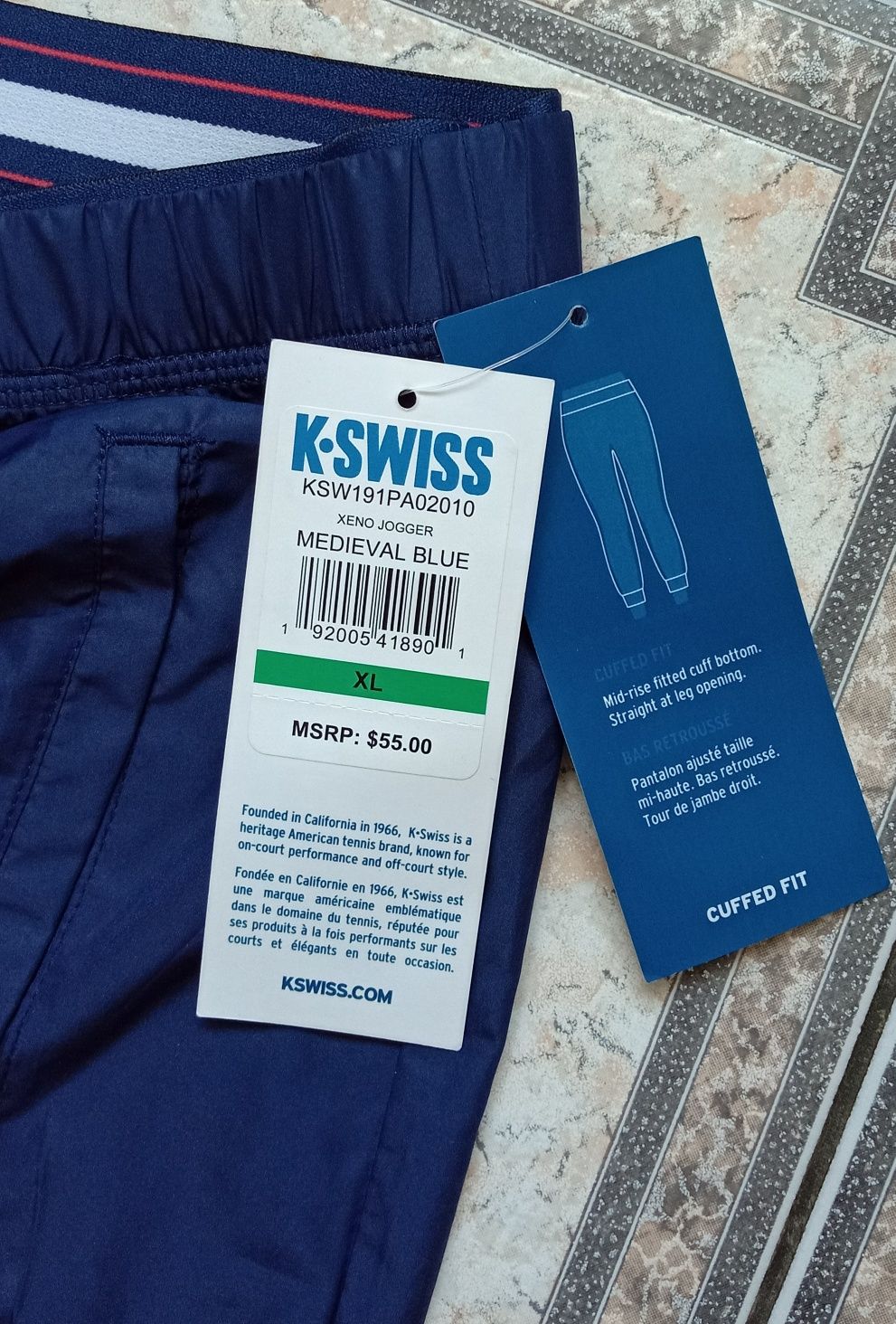 K-Swiss Xeno Joggery spodnie sportowe dresowe trekkingowe damskie XL